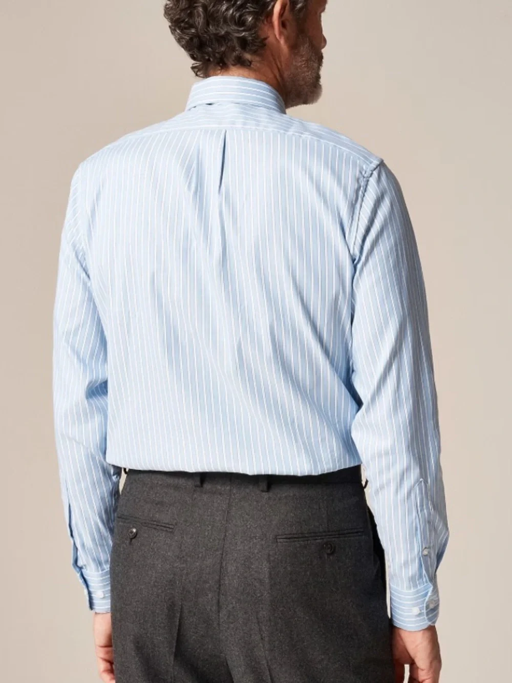 J crew Slim Bowery performance stretch oxford shirt button down collar CP684